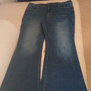 American Eagle Outfitters Dark Blue Flare Jeans